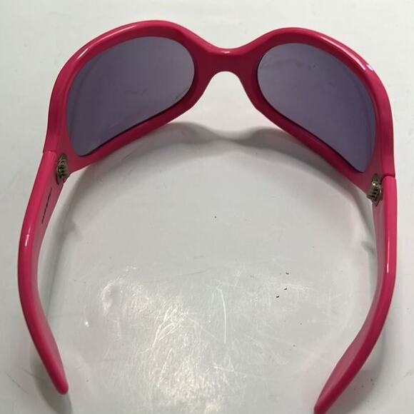 VINTAGE BUGEYE PINK SUNGLASSES WRAPAROUND MADE‎ IN ITALY - Picture 8 of 14